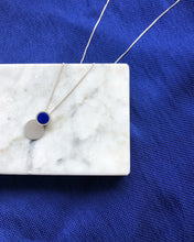 Afbeelding in Gallery-weergave laden, Ketting met 3 in 1 hanger - Pedra Azul - laatste stuk
